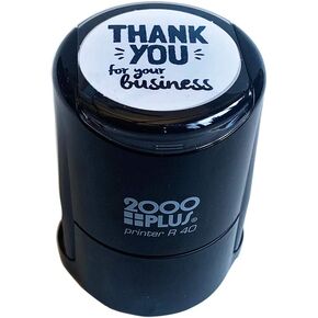 Thank You for Your Business Stamp / 1 5/8" Self Inking Rubber Stamp/Small Business Appreciation Stamper/Thanks for Your Order Customer Gratitude Stamp