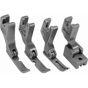 4 PCS/Set Zipper Presser Foot #P363+S518N+P36N+P36LN for Singer Brother Juki DDL-555 Industrial Sewing Machine