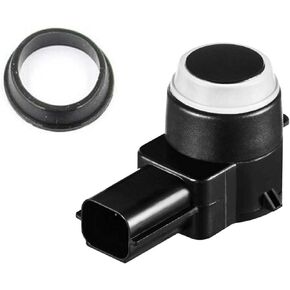 PDC Sensor Park Assist Reverse Backup Object Sensor w/Black & Clear O-ring Fits Rear Bumper On Select 2006-2017 GM Vehicles Replaces OEM 15239247, 25962147 (1)