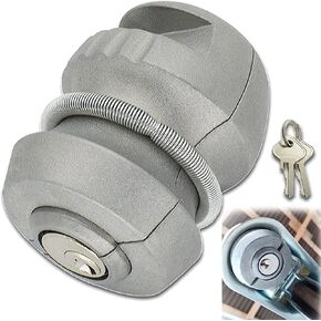 AUTOXBERT Trailer Part Coupling Lock Hitch Ball Lock Tow Caravan Anti Theft Device Universal Hitch Lock Trailer Hitch Replacement