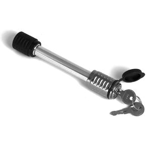 Heininger HitchMate 6013-Receiver Hitch Lock- 2-1/2" Receiver; 3-5/8" Span, Silver