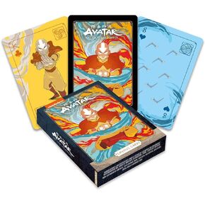 AQUARIUS Avatar Playing Cards - Avatar: The Last Airbender Shaped Deck of Cards for Your Favorite Card Games - Officially Licensed The Office Merchandise & Collectibles
