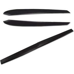 Inner Front Panel Interior Door & Central Console Dashboard Panel Trim Compatible with Tesla Model 3 Y - Black in Kuwait