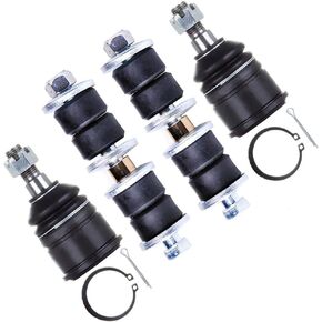 SCITOO 4-PC SET Suspension Kit For Acura Integra For Honda Civic CRX Prelude Front Sway Bar End Link,Lower Ball Joint