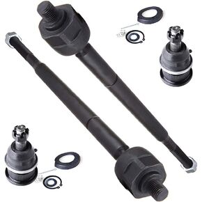 SCITOO 4-PC SET Suspension Kit For Chrysler Pacifica Inner Tie Rod End,Lower Ball Joint