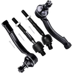 SCITOO 4-PC SET Suspension Kit For Kia Sorento Inner Tie Rod End,Outer Tie Rod End