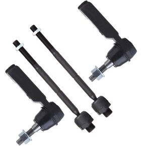 SCITOO 4-PC SET Suspension Kit For Jeep Liberty Inner Tie Rod End,Outer Tie Rod End