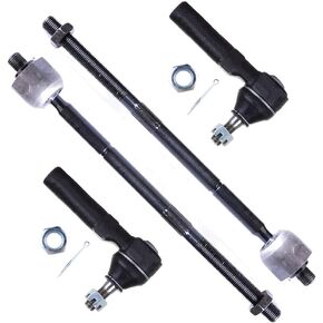 SCITOO 4-PC SET Suspension Kit For Chrysler PT Cruiser For Dodge Neon For Plymouth Neon Inner Tie Rod End,Outer Tie Rod End