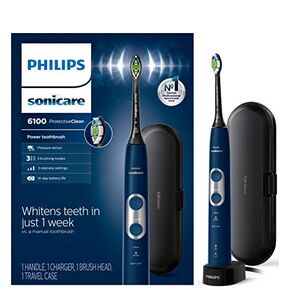 Philips Sonicare ProtectiveClean 6100 Rechargeable Electric Power Toothbrush, Deep Purple, HX6471/03