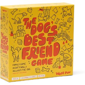 WEST PAW Dog's Best Friend Game™ - Fun Family Game for Kids & Adults - Board, Challenge, & Dog Training Tip Cards Encourage Connection & Positive Reinforcement - Fun Games That Include Your Dog