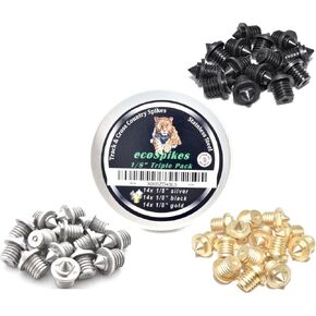 Triple Pack - 1/8 inch Steel Track and Cross Country Spikes