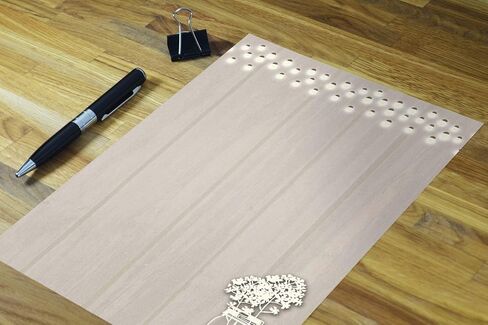 Rustic Stationery - 8.5 x 11-60 Letterhead Sheets - Gray Barnwood and Pink Flowers Letterhead (Gray Barn Pink Flowers) in Kuwait