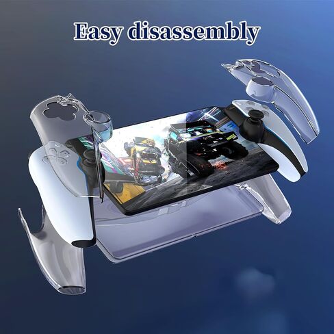 حافظة Mooroer متوافقة مع بوابة Sony Playstation Portal، حافظة واقية لبوابة PS5 مع قبضة مريحة و6 أغطية عصا الإبهام، ملحقات بوابة Playstation in Kuwait