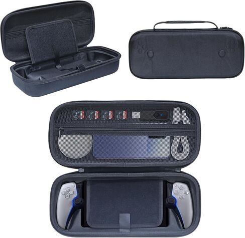 Grathia Hard Carrying Case for Playstation Portal Remote Player, Travel Storage Case for PS5 Portal 2023 Controller & Accessories, Shockproof Travel Bag Hard Shell Protective Bag, Black in Kuwait
