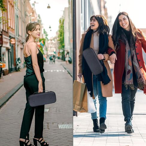 Grathia Hard Carrying Case for Playstation Portal Remote Player, Travel Storage Case for PS5 Portal 2023 Controller & Accessories, Shockproof Travel Bag Hard Shell Protective Bag, Black in Kuwait