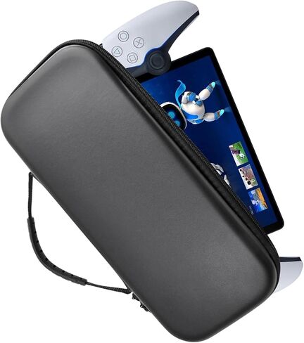 for PlayStation Portal＆Ps Portal case cover-EVA Leather-Waterproof and Shockproof-Black Hard Shell Travel Case cover in Saudi Arabia