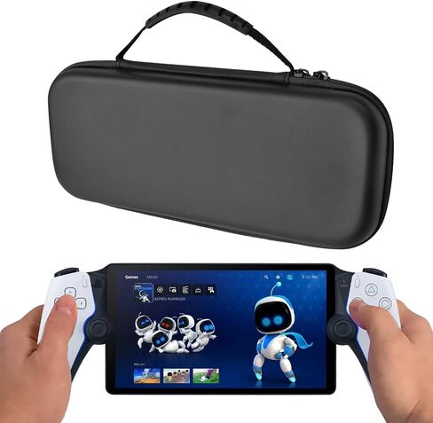 for PlayStation Portal＆Ps Portal case cover-EVA Leather-Waterproof and Shockproof-Black Hard Shell Travel Case cover in Saudi Arabia