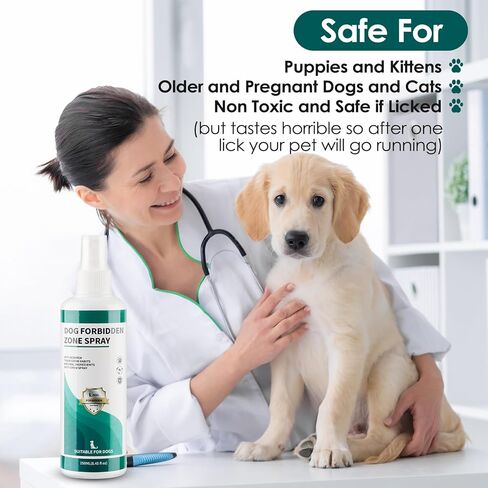 Bitter Apple Spray for Dogs to Stop Chewing, 250ML. No Chew Spray for Dogs, Puppies. Deterrent Spray for Dog Training & Behavior Aids. Alcohol-Free, Effective Anti-Scratch Furniture Protector. in Kuwait