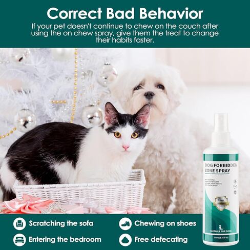 Bitter Apple Spray for Dogs to Stop Chewing, 250ML. No Chew Spray for Dogs, Puppies. Deterrent Spray for Dog Training & Behavior Aids. Alcohol-Free, Effective Anti-Scratch Furniture Protector. in Kuwait