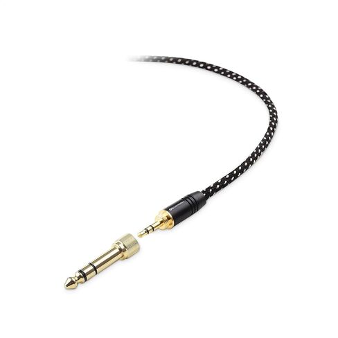 Cable Matters Premium Braided 3.5mm to Mini XLR Headphone Cable 4 ft - Compatible with Beyerdynamic DT 1770 Pro, DT 1990 Pro, AKG K240, K182, K175, K182, K245, K371, and Q701 Headphones in Saudi Arabia