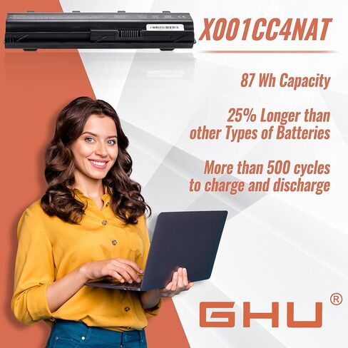 بطارية GHU جديدة 9 خلايا 84 وات في الساعة MU09 636631-001 593550-001 متوافقة مع HP Pavilion DV6t G4 DM4 M4 G6 G7 G42 G56 G62 G72 593562-001 584037-001 HSTNN-LB0W HSTNN-UB0W HSTNN-LB0W HSTNN-CBOW HST NN-I84C in Saudi Arabia