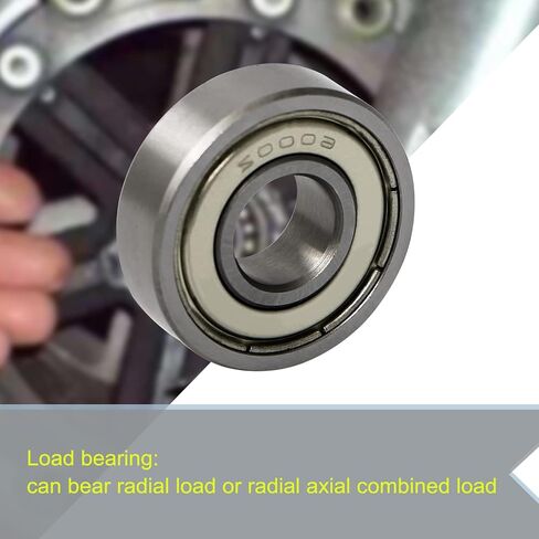 Aopin 6000Z Skateboards Bearings Ball Bearings ID 0.39 x OD 1.02 Inch Applicable for Skateboards, 3D Printer, Inline Skates, Roller Skates, Longboards, Scooters, 8 Pcs in Saudi Arabia