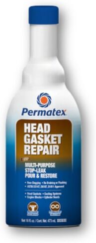 Permatex 30300 Head Gasket Repair - Multi-Purpose Stop-Leak, 16 fl. Oz, Seals Head Gaskets While Preventing Future Leaks in Saudi Arabia