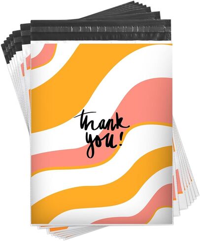 Shipping Bags - Christmas Poly Mailers 10x13 - Pack of 100 Self Seal Strong Adhesive - PolyMailer 10x13 - Christmas Mailers 10x13 - Mailing bags - 10x13 poly mailers - Candy Pattern in Saudi Arabia