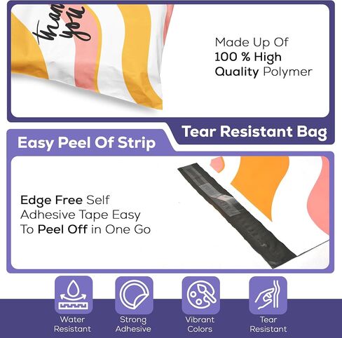 Shipping Bags - Christmas Poly Mailers 10x13 - Pack of 100 Self Seal Strong Adhesive - PolyMailer 10x13 - Christmas Mailers 10x13 - Mailing bags - 10x13 poly mailers - Candy Pattern in Saudi Arabia