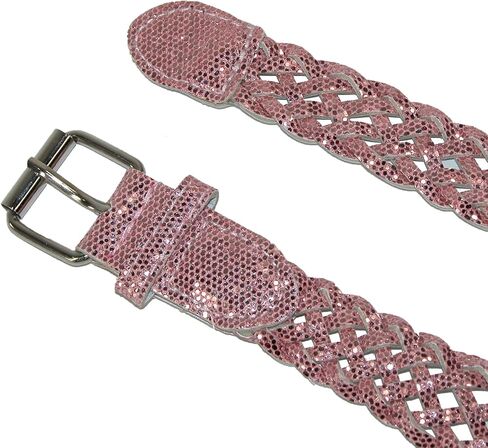 CTM® Girls' Metallic Braided Belt in Saudi Arabia