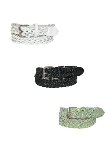 CTM® Girls' Metallic Braided Belt in Saudi Arabia