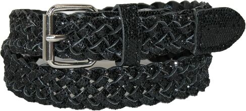 CTM® Girls' Metallic Braided Belt in Saudi Arabia