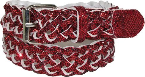 CTM® Girls' Metallic Braided Belt in Saudi Arabia
