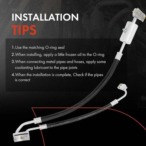 A-Premium A/C Discharge and Liquid Line Hose Assembly Compatible with Dodge D100 D150 D250 D350, W100 W150 W250 W350, Ramcharger 1982-1990 in Saudi Arabia