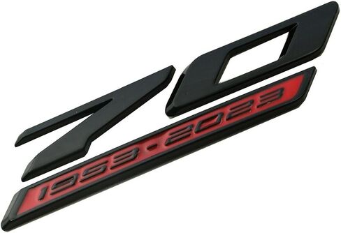 1x New 70th Anniversary Side Emblem Car Fender Badge Logo Replacement for 2020-2024 C8 Corvette Genuine GM 70th (Chrome) in Saudi Arabia