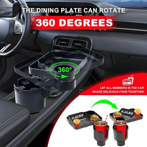 حامل أكواب السيارة لجميع الأغراض، حامل أكواب المشروبات المتوسع لشاحنة السيارة، حامل أكواب قابل للحمل، حامل الهاتف، صينية طعام السيارة لتناول الطعام، صينية السيارة، منظم الوجبات الخفيفة الفرنسي، ملحقات أساسيات السفر على الطريق in Kuwait