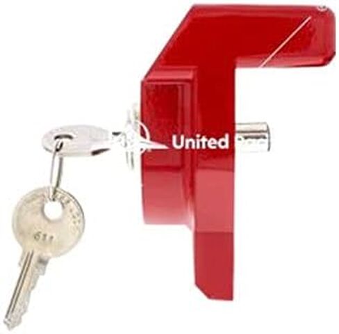 United Pacific 90618 Heavy-Duty Aluminum Glad Hand Lock, Keyed Alike (KA), Durable Lock Cylinder, Trailer Lockout Device – 1 Unit w/2 Keys - Chrome in Saudi Arabia