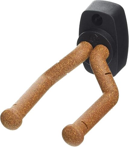 K&M König & Meyer 16280.000.95 Guitar Wall Mount Hanger | Creative Display and Storage | Cork Covered Support Arms That Swivel | Fits Most Guitars | Sturdy - Secure | German Made in Saudi Arabia
