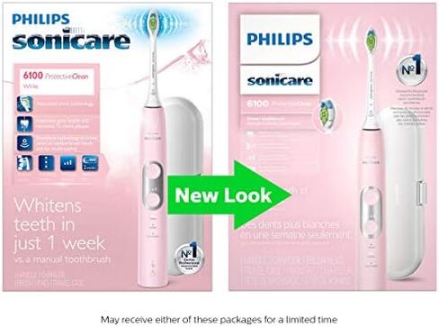 Philips Sonicare ProtectiveClean 6100 Rechargeable Electric Power Toothbrush, Deep Purple, HX6471/03 in Saudi Arabia