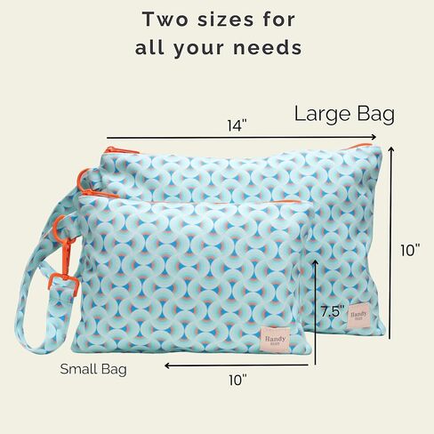 Wristlet Bag, Convenient Buckle Loop Strap, Ample Storage, Eco Fabric, Everyday Travel Vacation Accessory in Kuwait