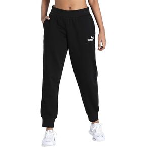 PUMA Women's Essentials Fleece Sweatpants, Black, Medium in Saudi Arabia