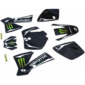 New Anime Replacement Graphics Decals for Dirt Bikes Compatible With 2002-2008 KTM50 KTM 50 JR SR 50CC ENERGY DRINK STYLE in Kuwait