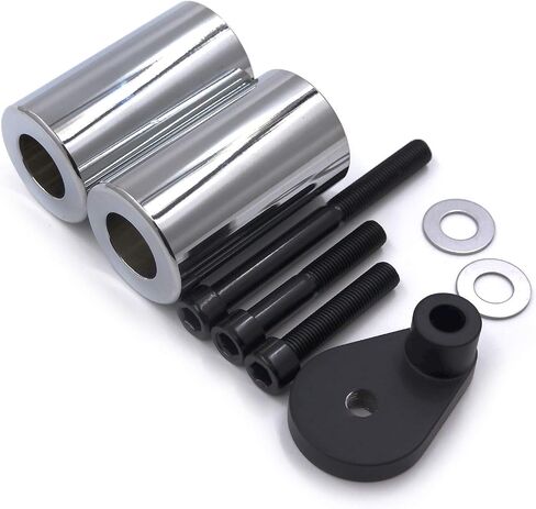 XKMT-NO Cut Aluminium Frame Slider Protector متوافق مع 2001-2003 GSXR 600 2000-2003 GSXR750 Chromed [B00YWCN4XM] in Saudi Arabia