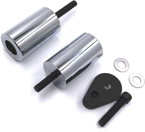 XKMT-NO Cut Aluminium Frame Slider Protector متوافق مع 2001-2003 GSXR 600 2000-2003 GSXR750 Chromed [B00YWCN4XM] in Saudi Arabia