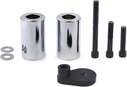 XKMT-NO Cut Aluminium Frame Slider Protector متوافق مع 2001-2003 GSXR 600 2000-2003 GSXR750 Chromed [B00YWCN4XM] in Saudi Arabia