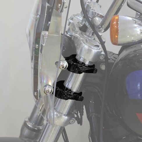 Green-L 49mm Quick Freear Clamps Clamps Mountscreen Mount Clamp Fit for Harley Dyna Street Bob Bob Low Rider 2018-2024 V ROD VRSCA VRSCAW 2002-2010 (Fivid Black-4pcs) in Kuwait