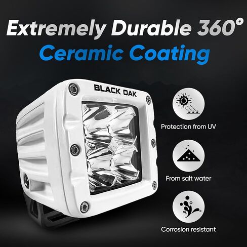 أغطية إضاءة LED من البلوط الأسود مع تركيب - مشبك بحري على ضوء سبوت - مصابيح LED مقاومة للماء مقاس 2 بوصة - أضواء سبوت - ضوء إرساء القارب، إضاءة ملاحة القارب in Kuwait