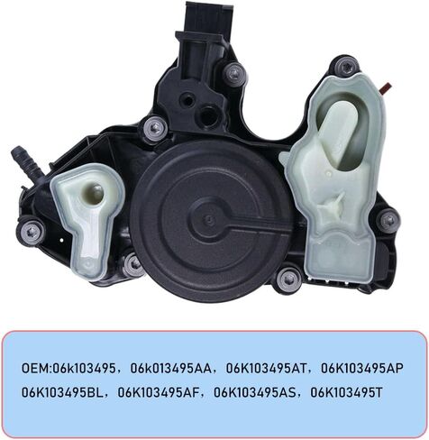 PCV Vent Valve Engine Crankcase,Oil Separator Compatible with Volkswagen Golf VW Audi A3 A4 Jetta Passat Bettle GTI (06k103495PCV) in Kuwait