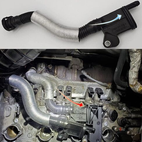 PCV Vent Valve Engine Crankcase,Oil Separator Compatible with Volkswagen Golf VW Audi A3 A4 Jetta Passat Bettle GTI (06k103495PCV) in Kuwait
