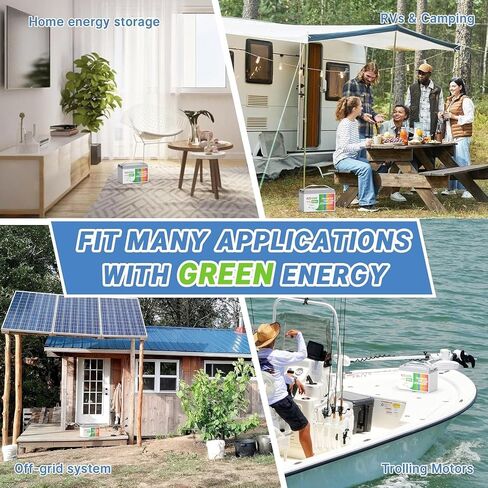 Redodo 12V 100Ah LiFePO4 Battery, Rechargeable Lithium Iron Phosphate Battery, Built-in 100A BMS, 4000-15000 Deep Cycles & 10-Year Lifetime, Perfect for RV, Camping, Solar Home etc. in Saudi Arabia